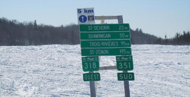 Saison de motoneige en Mauricie