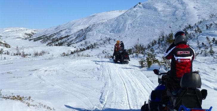 C’est maintenant ouvert jusqu’au Labrador pour les motoneige