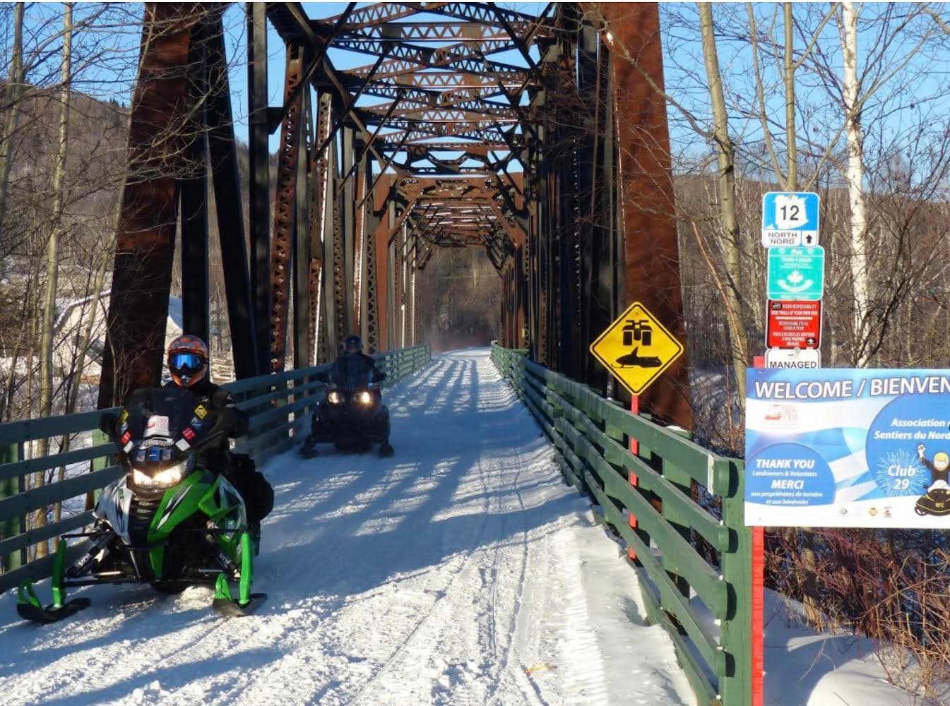 Une longue saison de motoneige à Edmundston, au Nouveau-Brunswick