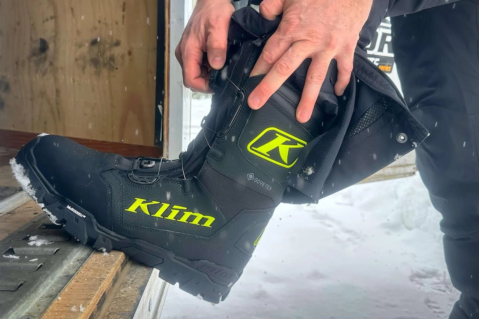 Bottes KLIM Klutch GTX BOA : rigidité, sécurité et performance en motoneige